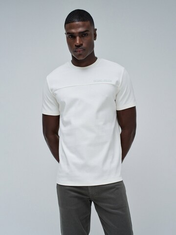 T-Shirt Salsa Jeans en blanc : devant