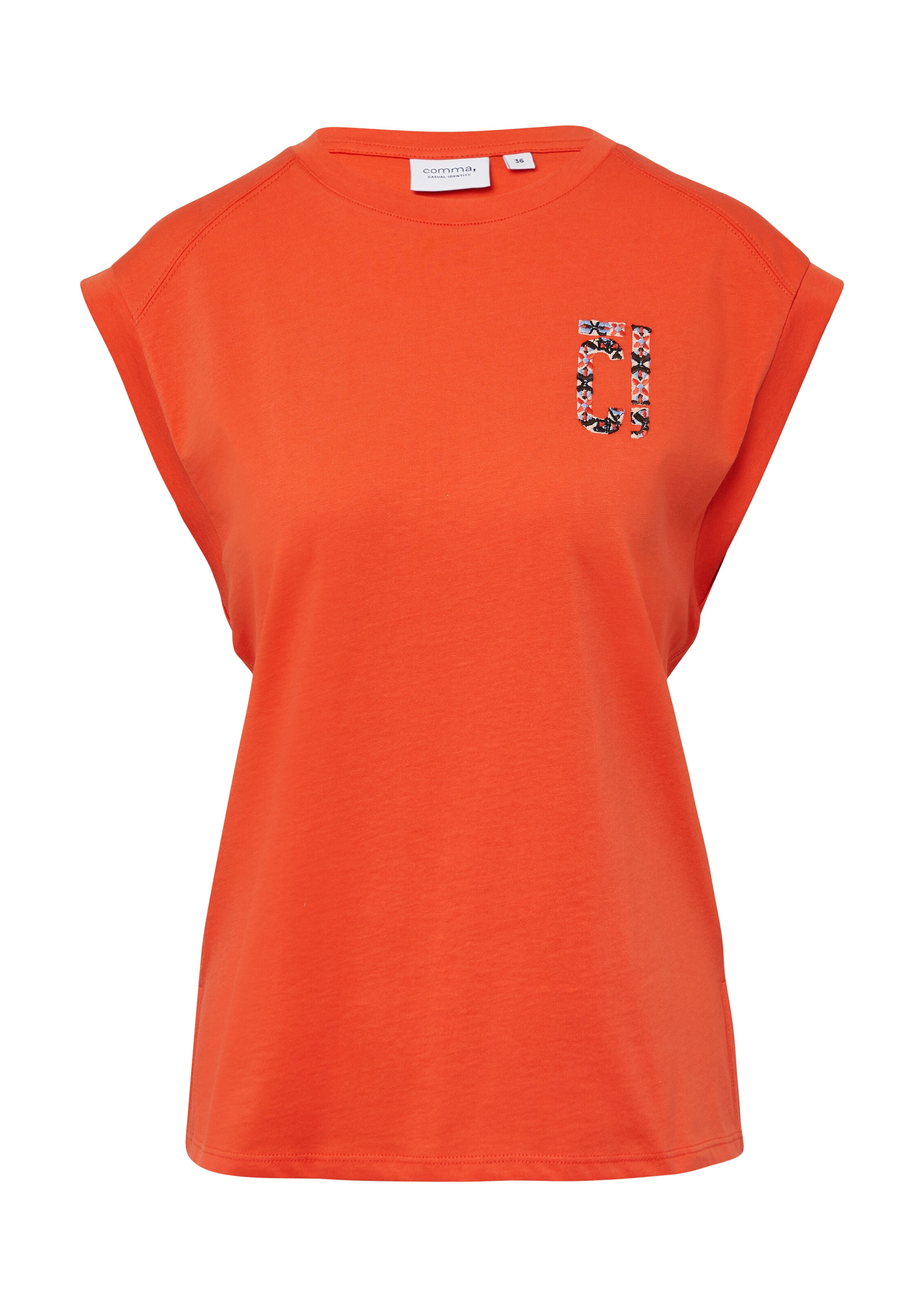 comma casual identity Shirt in Orange: front