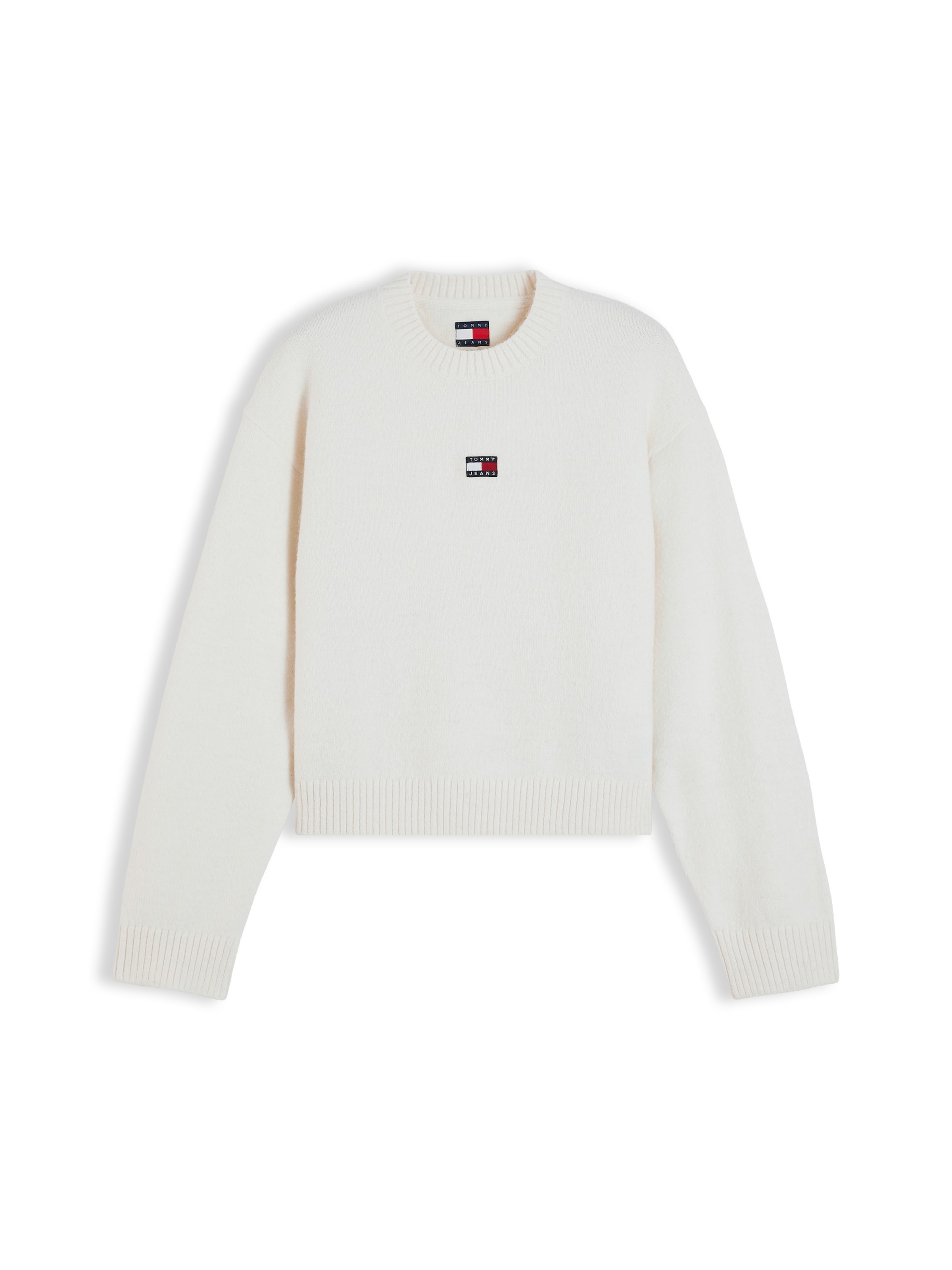 Tommy Jeans Sweater in White: front