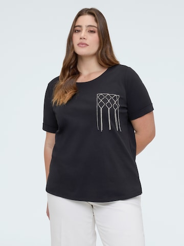 Fiorella Rubino Shirt in Black: front