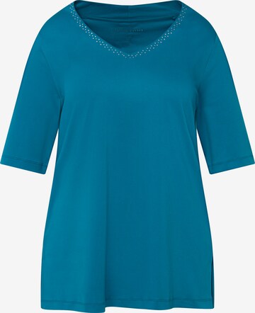 Ulla Popken Shirt in Blau: Vorderseite