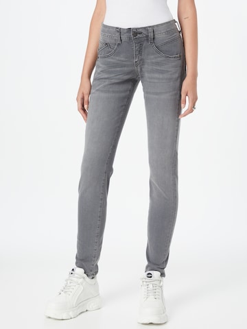 Herrlicher Skinny Jeans 'Gila' in Black: front