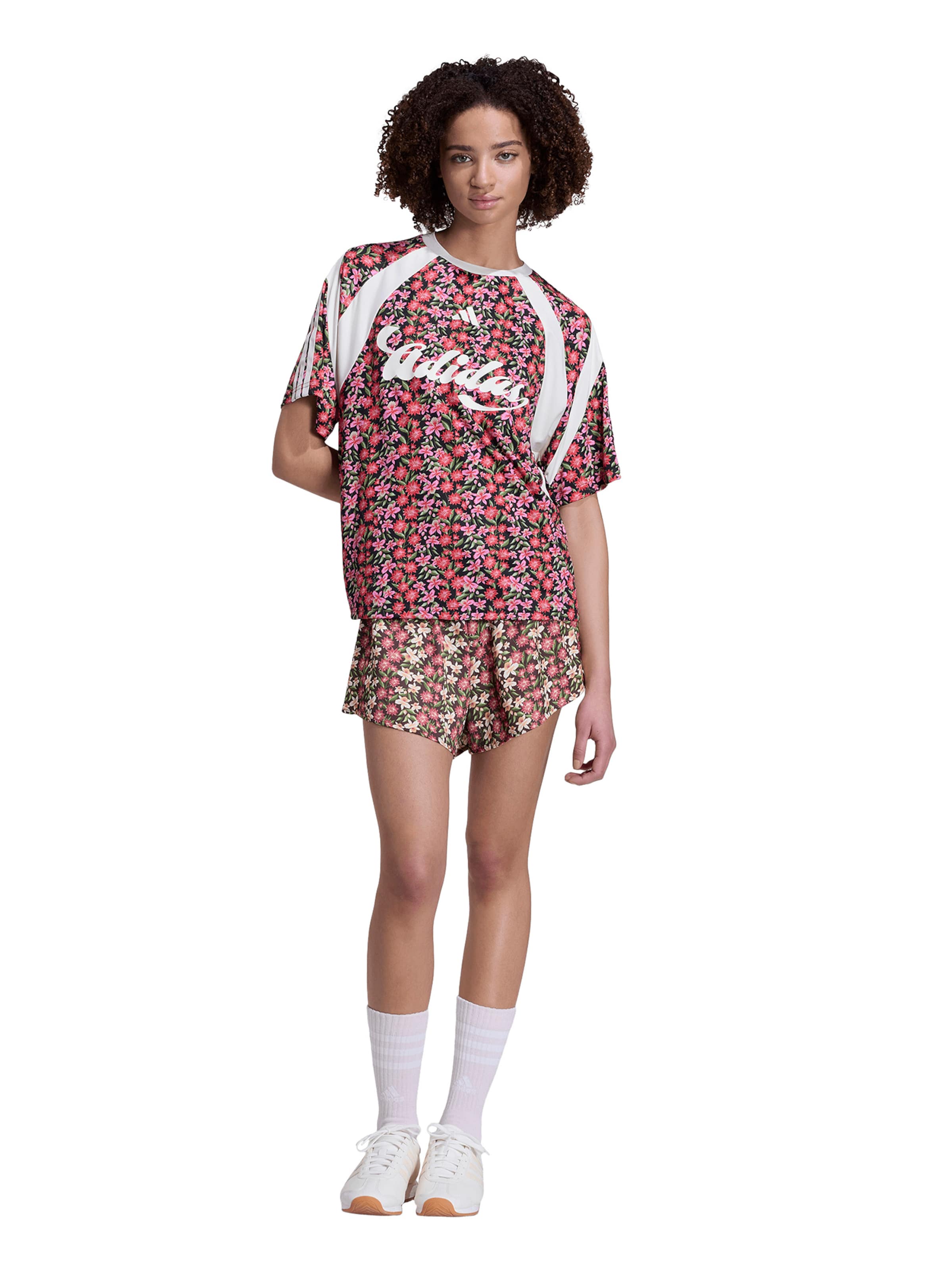 T-shirt fonctionnel 'Adidas x Farm Rio House Of Tiro' ADIDAS SPORTSWEAR en noir