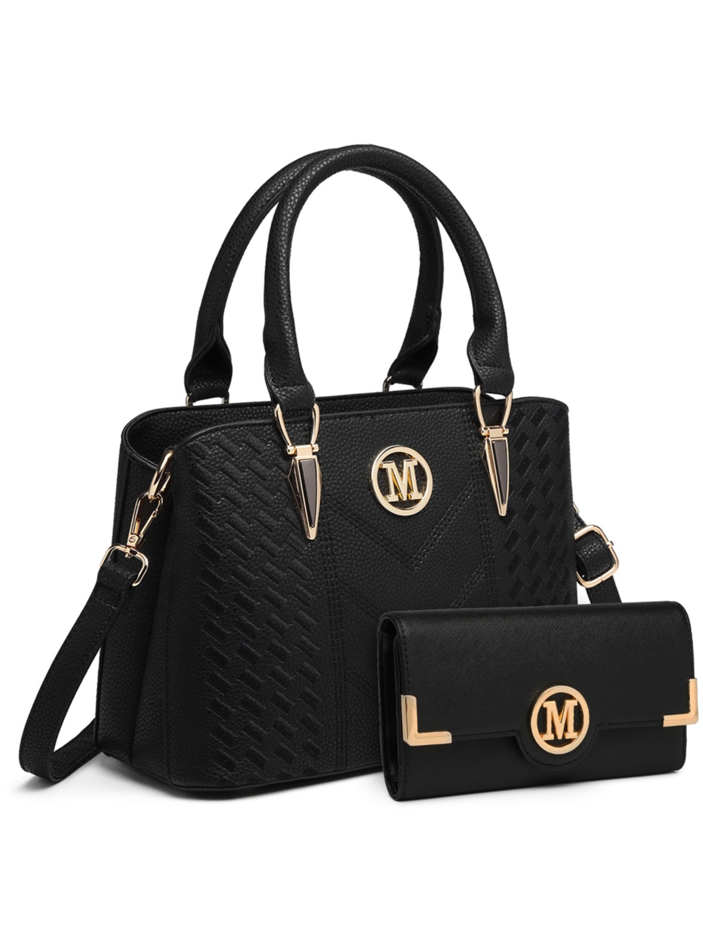 Miss Lulu Shoulder Bag in Black