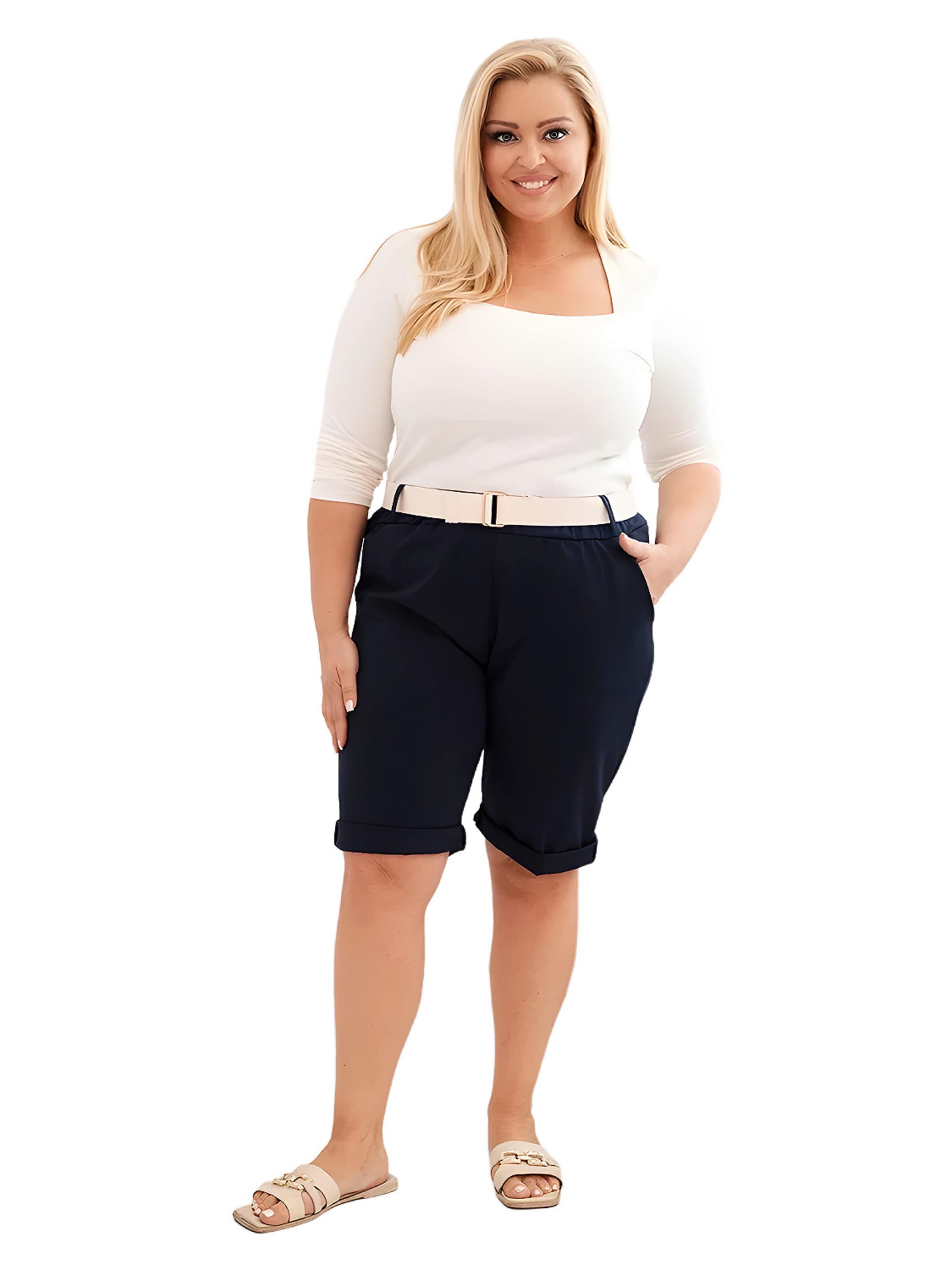 Lumera Broek in Blauw: voorkant