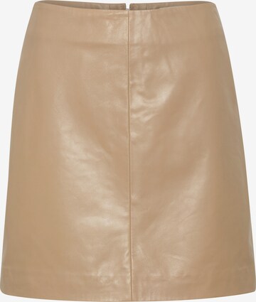 SOAKED IN LUXURY Skirt 'Olicia' in Brown: front