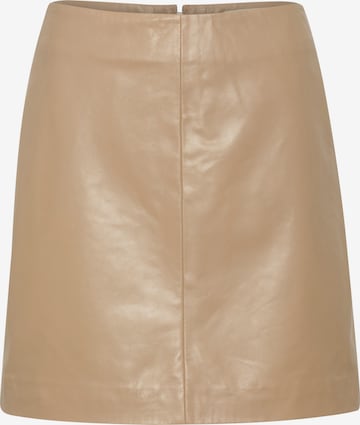 SOAKED IN LUXURY Skirt 'Olicia' in Brown: front