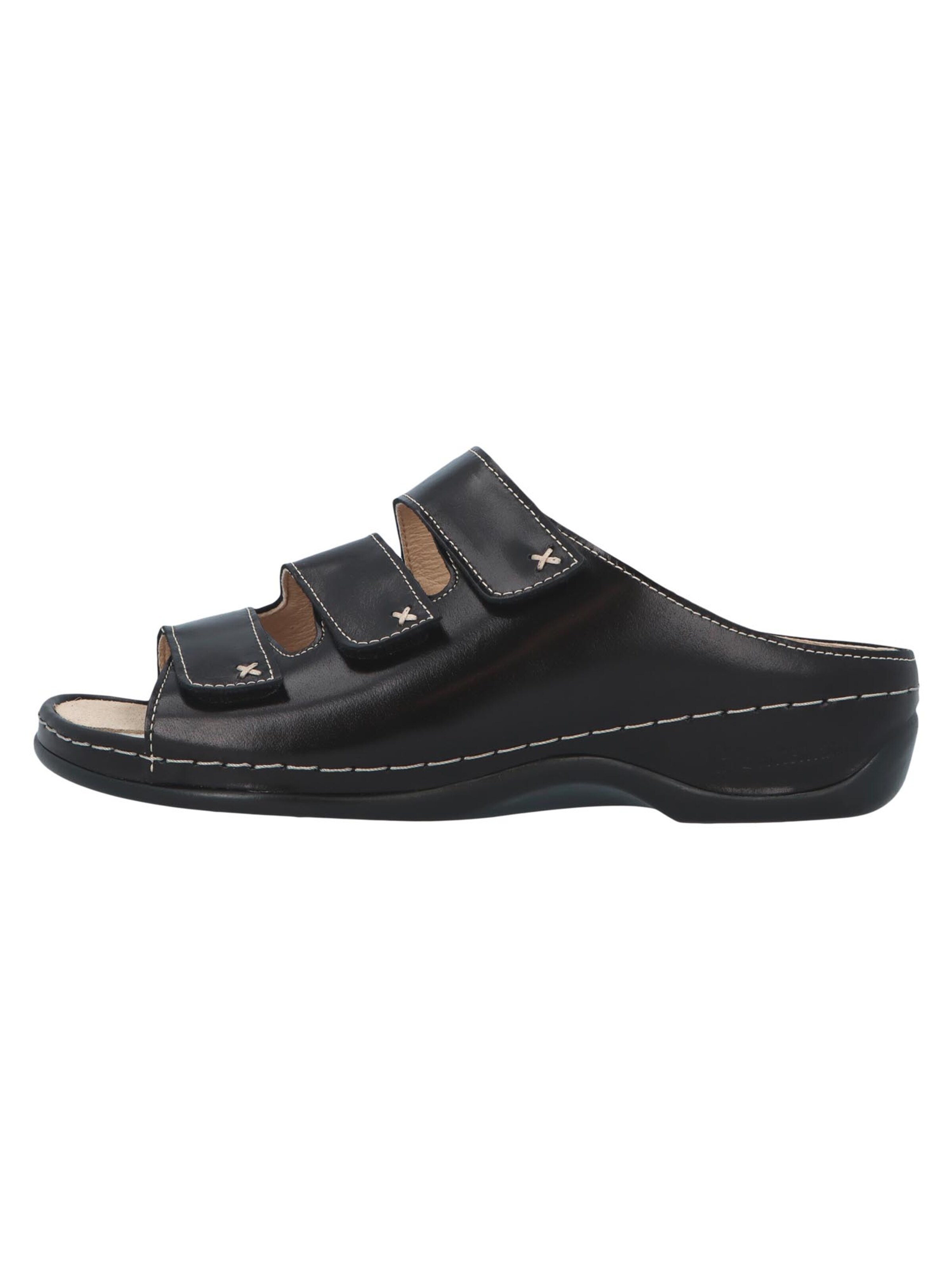 BERKEMANN Mules 'Franziska' in Black: front