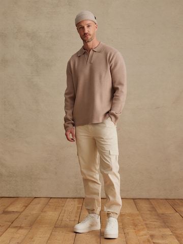 DAN FOX APPAREL Sweater 'Jaron' in Grey