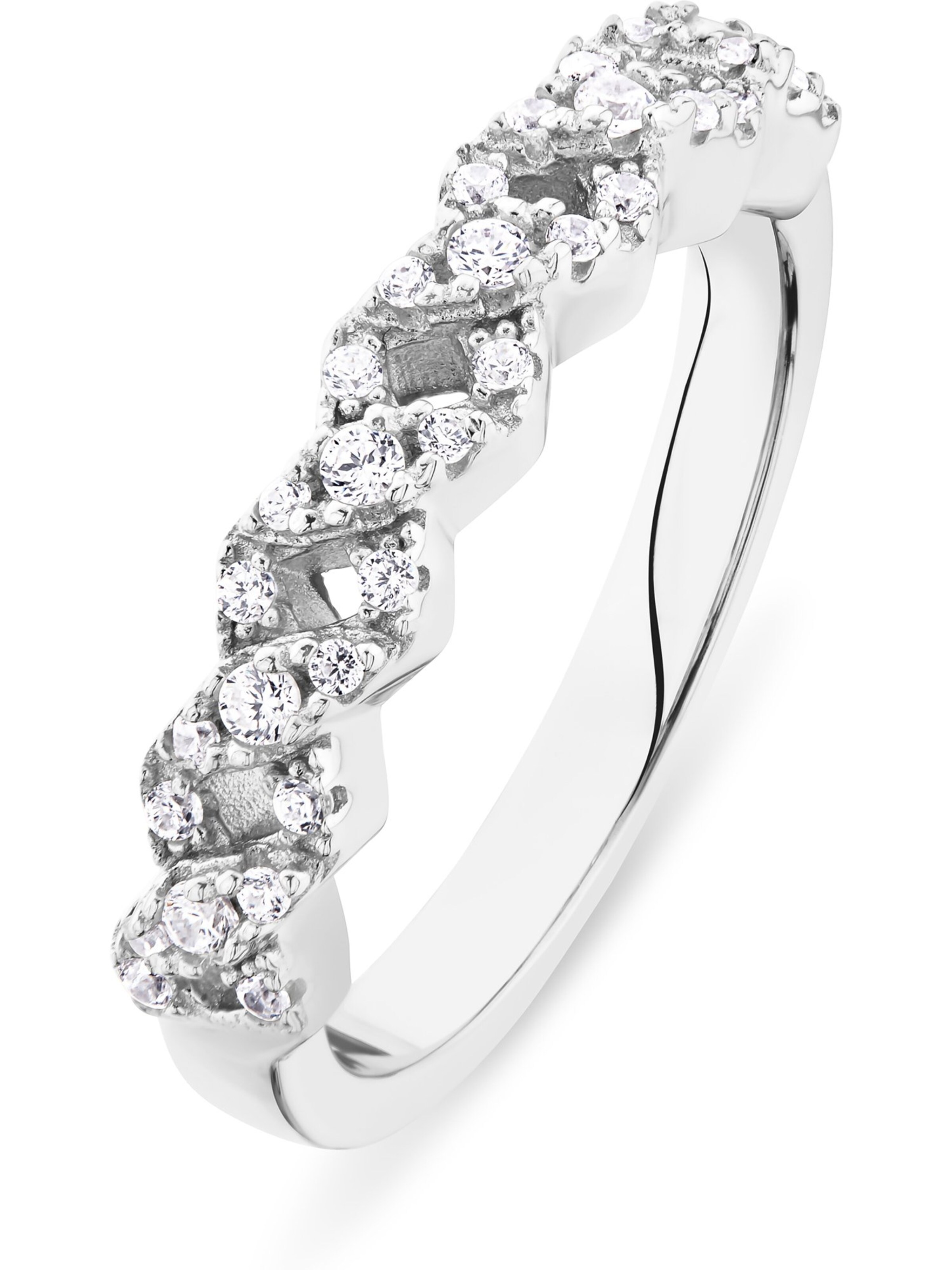 FAVS Ring in Silver: front