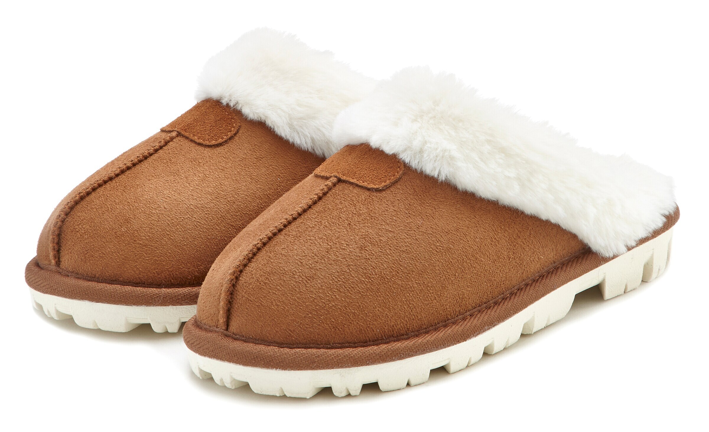 VIVANCE Pantofle – hnědá