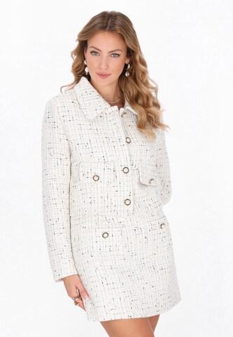 Blazer faina en blanc : devant