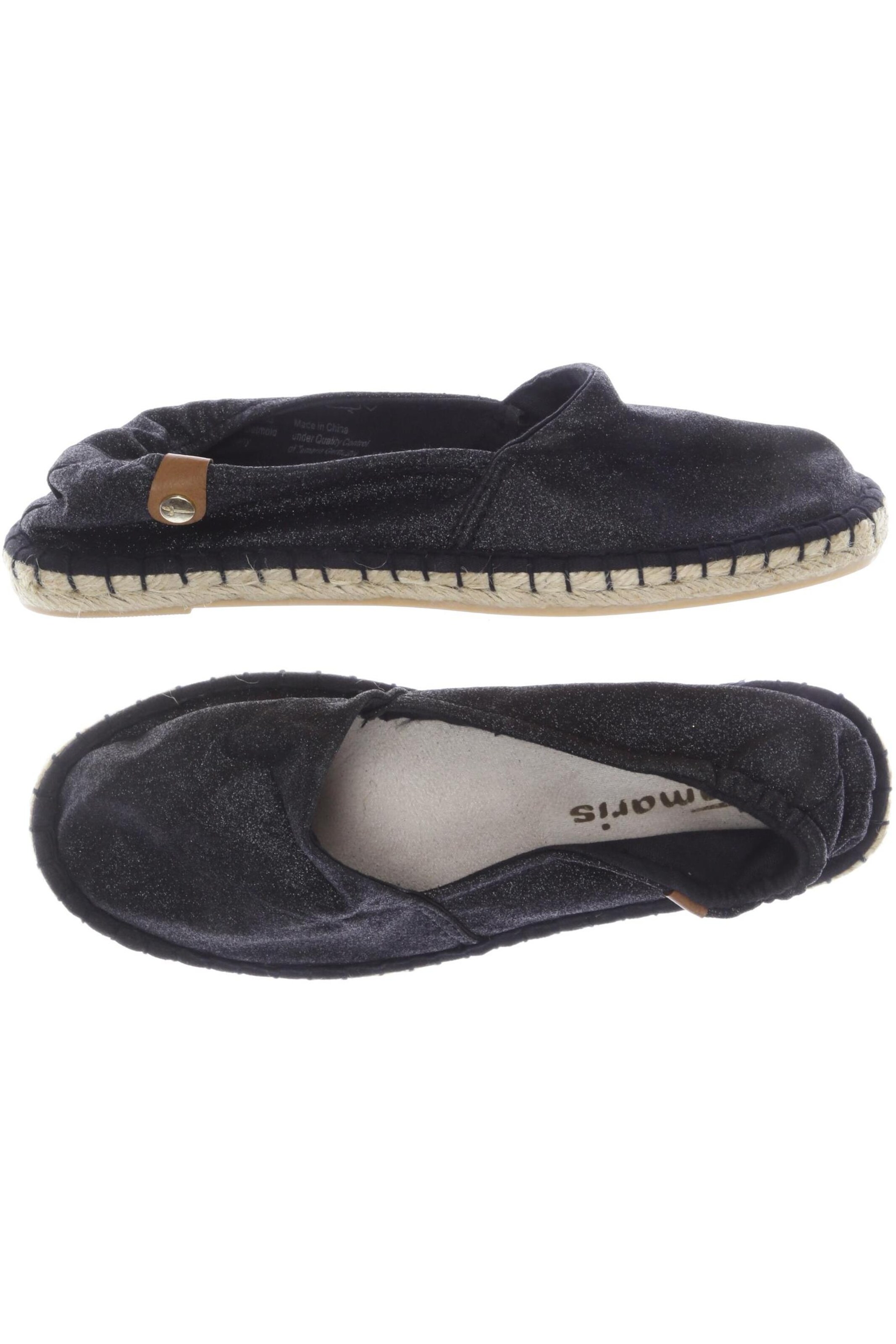 Tamaris Flats & Loafers in 38 in Black: front