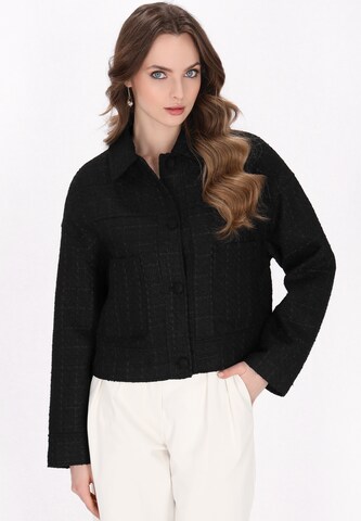 DreiMaster Klassik Between-Season Jacket in Black: front