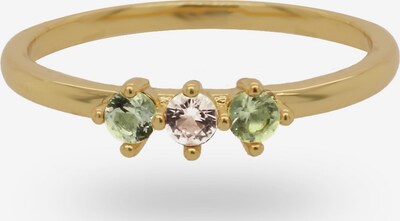24Kae Ring in gold / grün / lila, Produktansicht