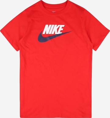 Nike Sportswear Тениска 'FUTURA' в червено: отпред