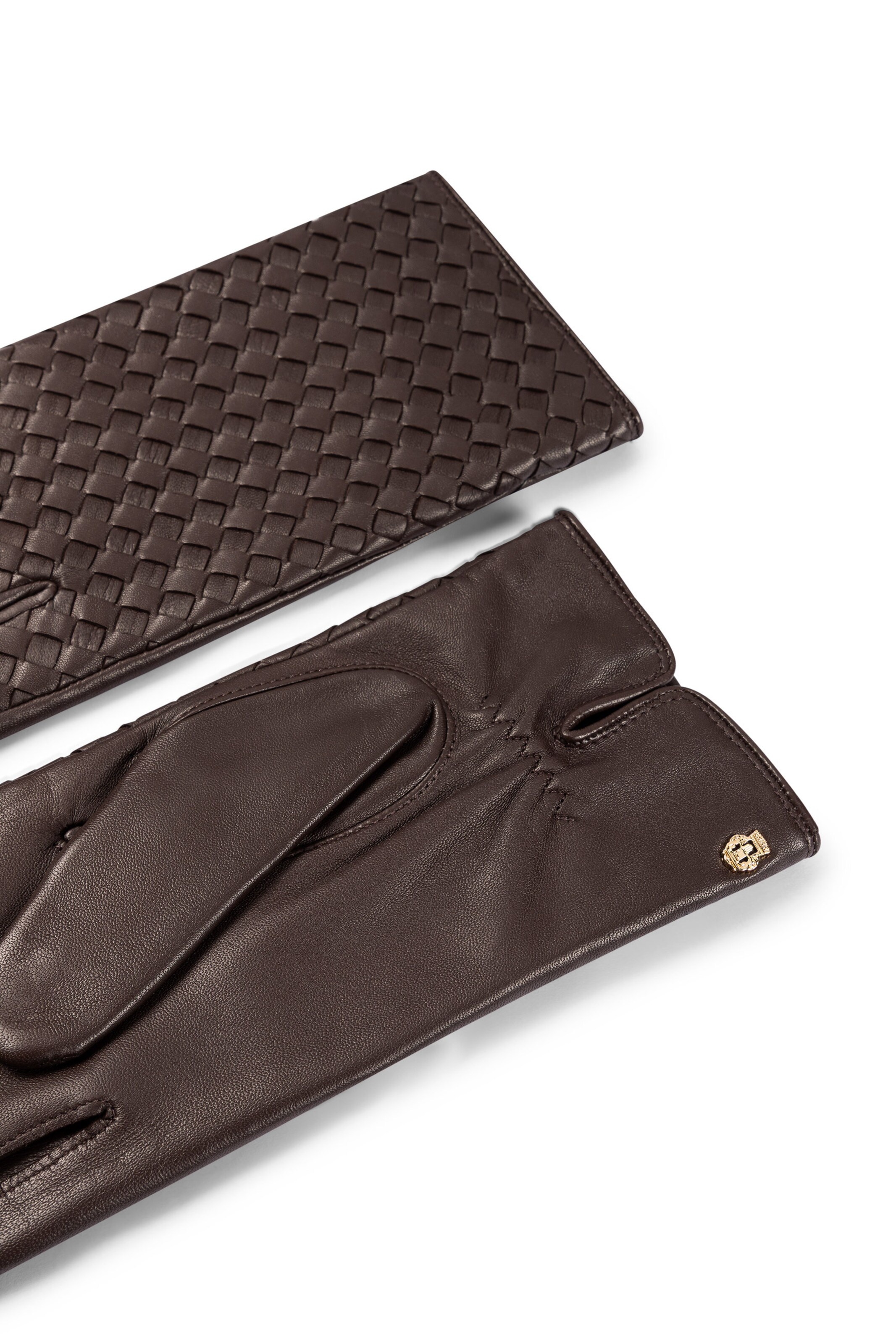 Roeckl Vingerhandschoenen 'FAENZA' in Bruin