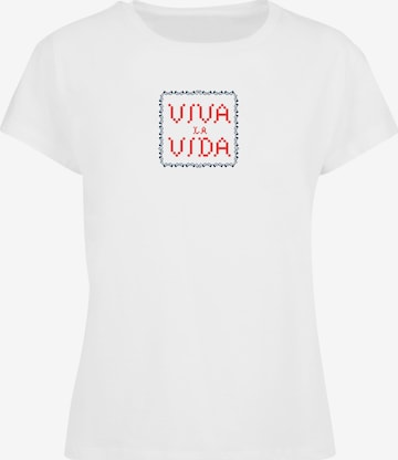 Merchcode Shirt in Wit: voorkant