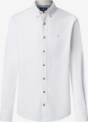 Chemise Hackett London en blanc : devant