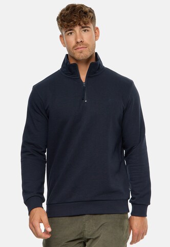 INDICODE JEANS Sweatshirt 'Brandt' in Blau: predná strana