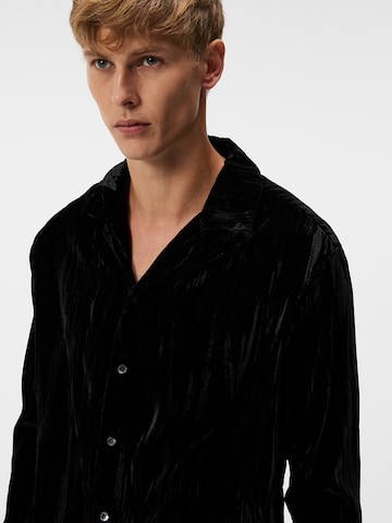 J.Lindeberg Regular Fit Skjorte i svart