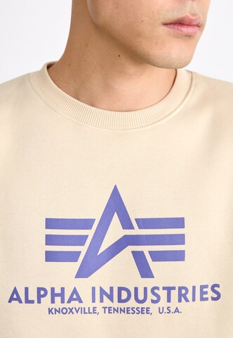 ALPHA INDUSTRIES Sweatshirt in White