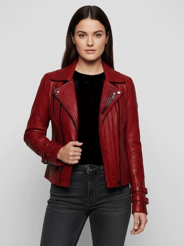 Veste mi-saison 'Poula' Agamaa en rouge