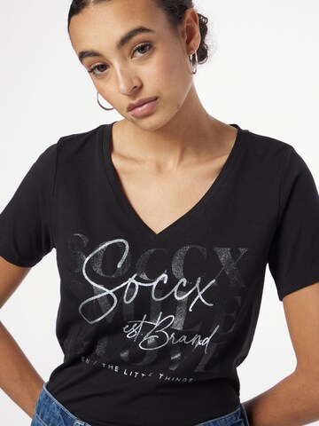 Soccx Tričko 'Mary' – černá