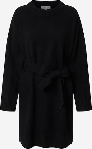 EDITED Knitted dress 'Mariana' in Black: front