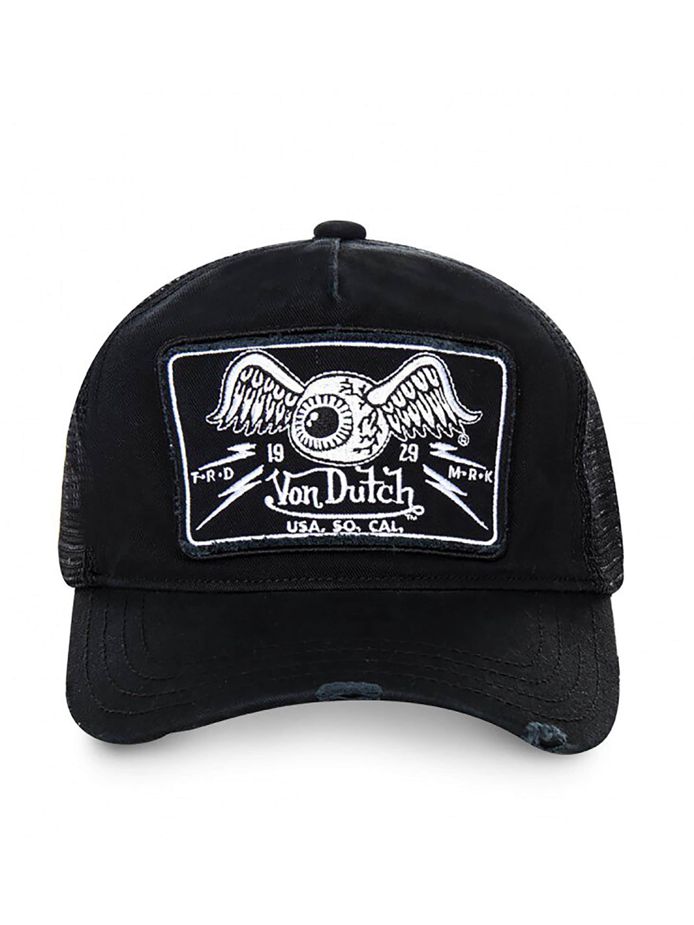 Von Dutch Cap 'Flying Eye' in Black