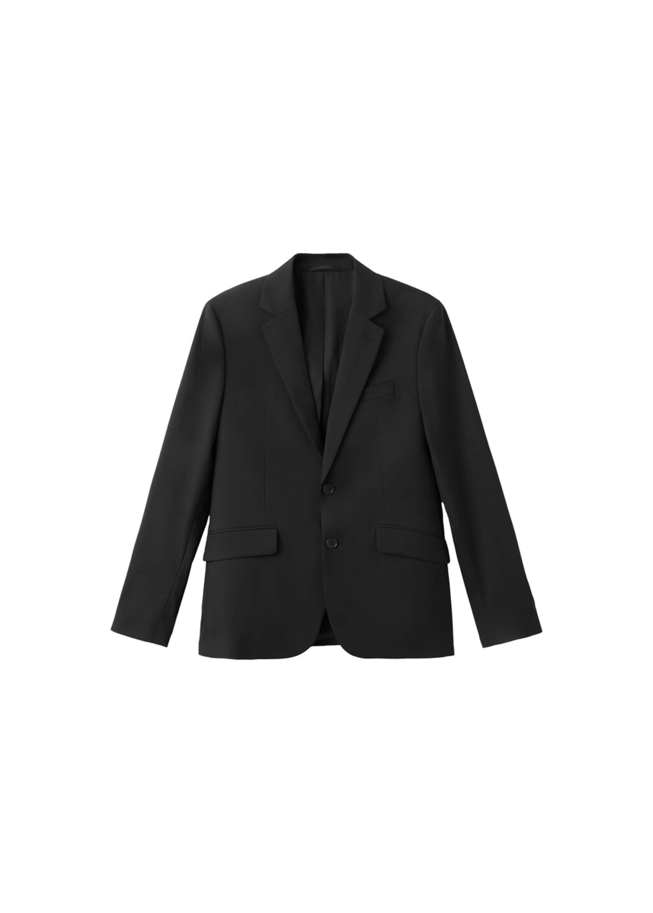 MANGO TEEN Suit Jacket 'Trajea' in Black: front