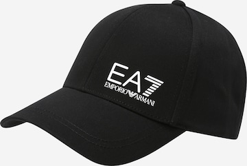 EA7 Emporio Armani - Gorra en negro: frente