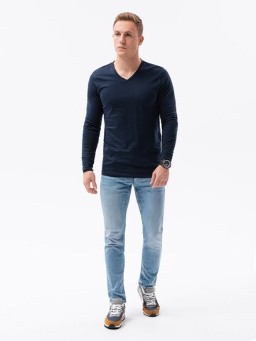 Ombre Shirt 'L136' in Blue
