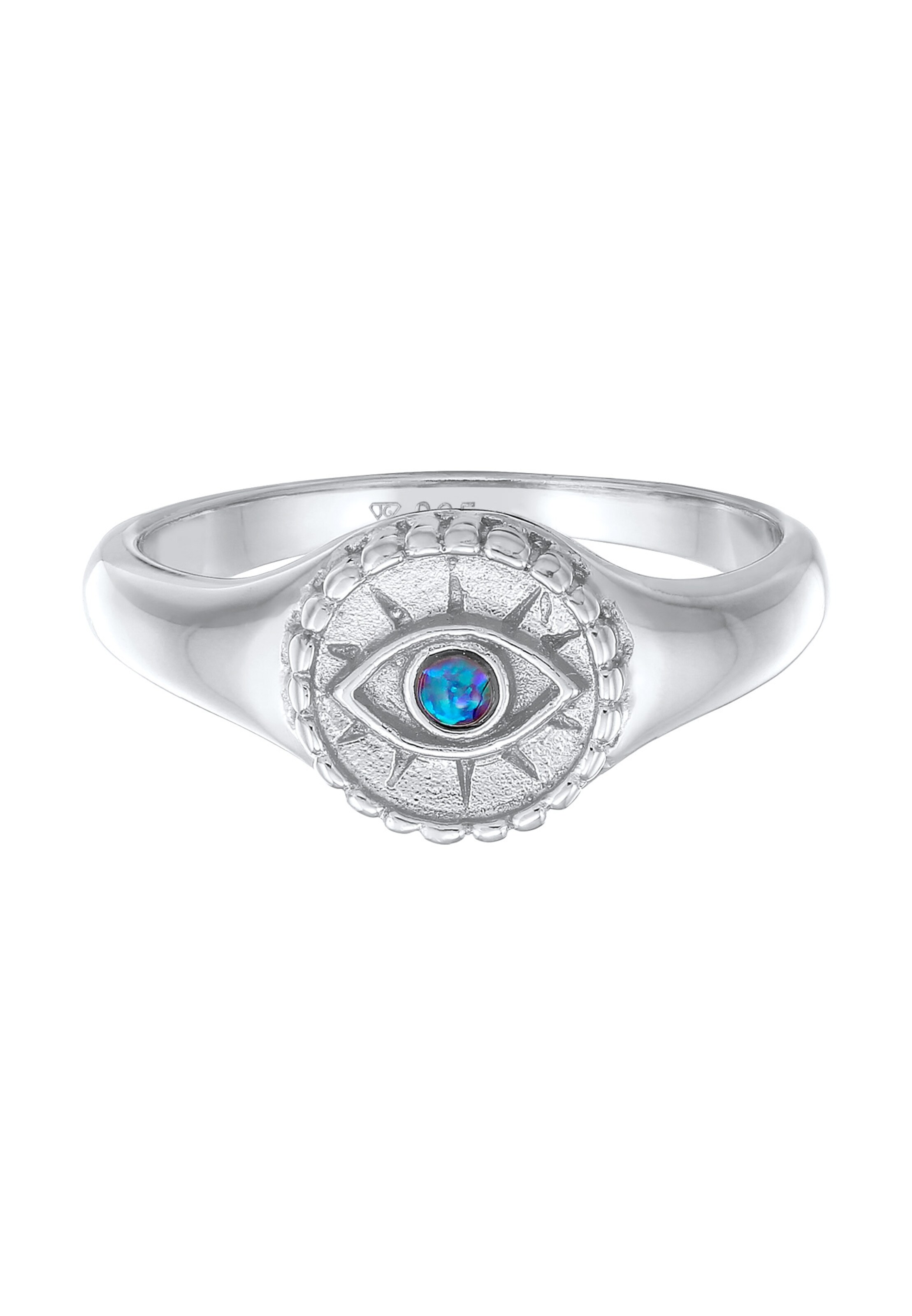 ELLI Ring 'Evil Eye' in Zilver
