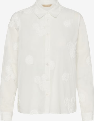 CULTURE Bluse i hvid: forside