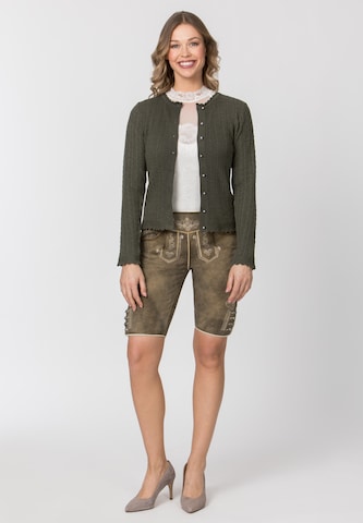 STOCKERPOINT Knit cardigan 'Jasmina' in Green