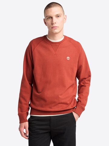 Sweat-shirt TIMBERLAND en rouge : devant