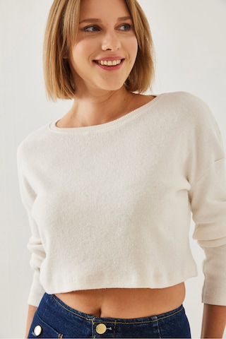 Pull-over Bianco Lucci en blanc