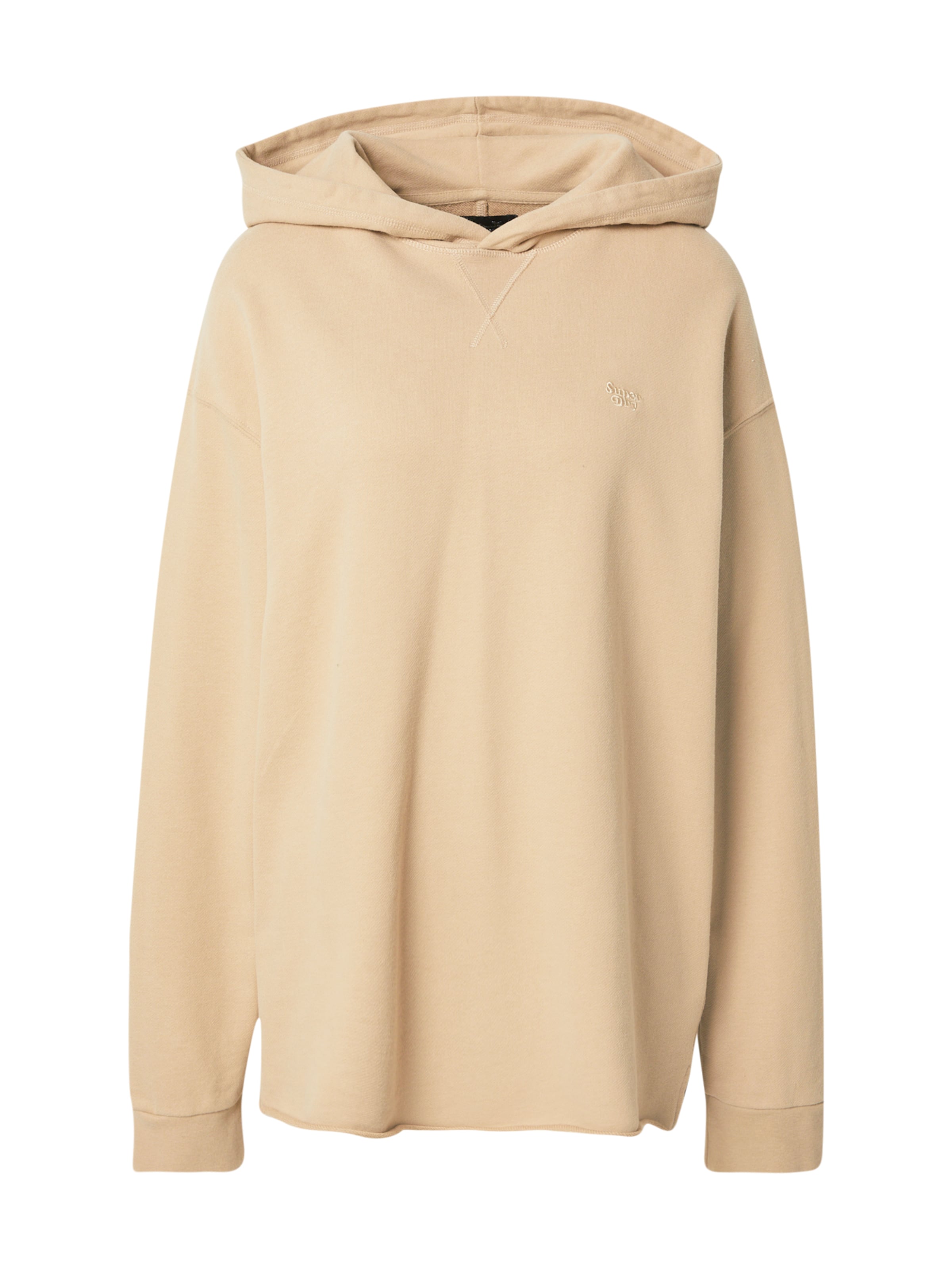 Superdry Sweatshirt in Beige: front