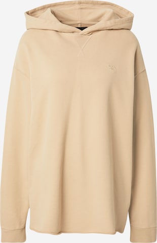 Sweat-shirt Superdry en beige : devant