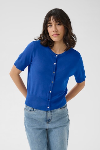 Cardigan 'Lizza' Kaffe en bleu : devant