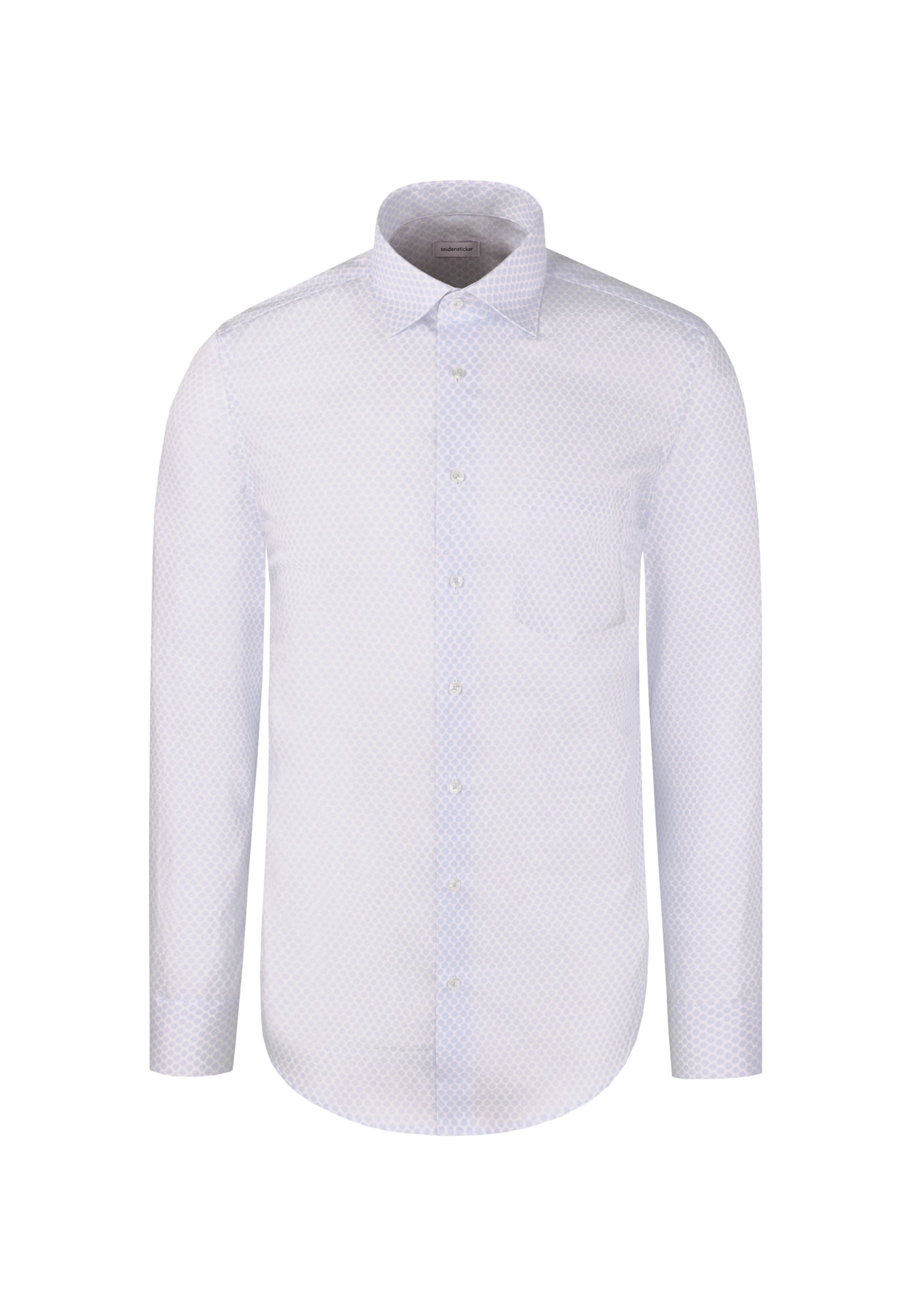 SEIDENSTICKER Regular Fit Businesshemd 'Smart Essentials' in Blau: Vorderseite