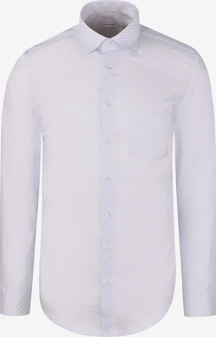 Coupe regular Chemise business 'Smart Essentials' SEIDENSTICKER en bleu : devant