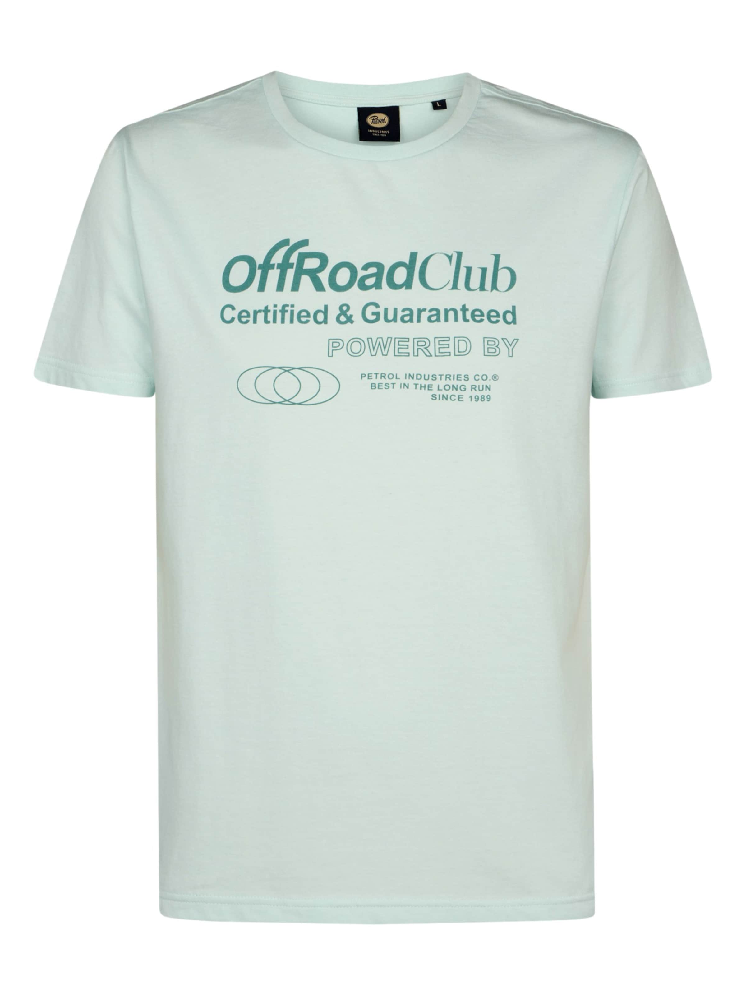 T-Shirt Petrol Industries en vert : devant