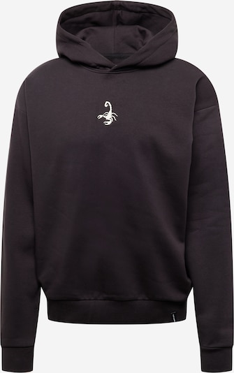 VIERVIER Sweatshirt 'Pelin' in de kleur Zwart / Wit, Productweergave