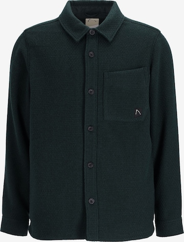 CHASIN' Regular fit Button Up Shirt ' Foley Structure ' in Green: front