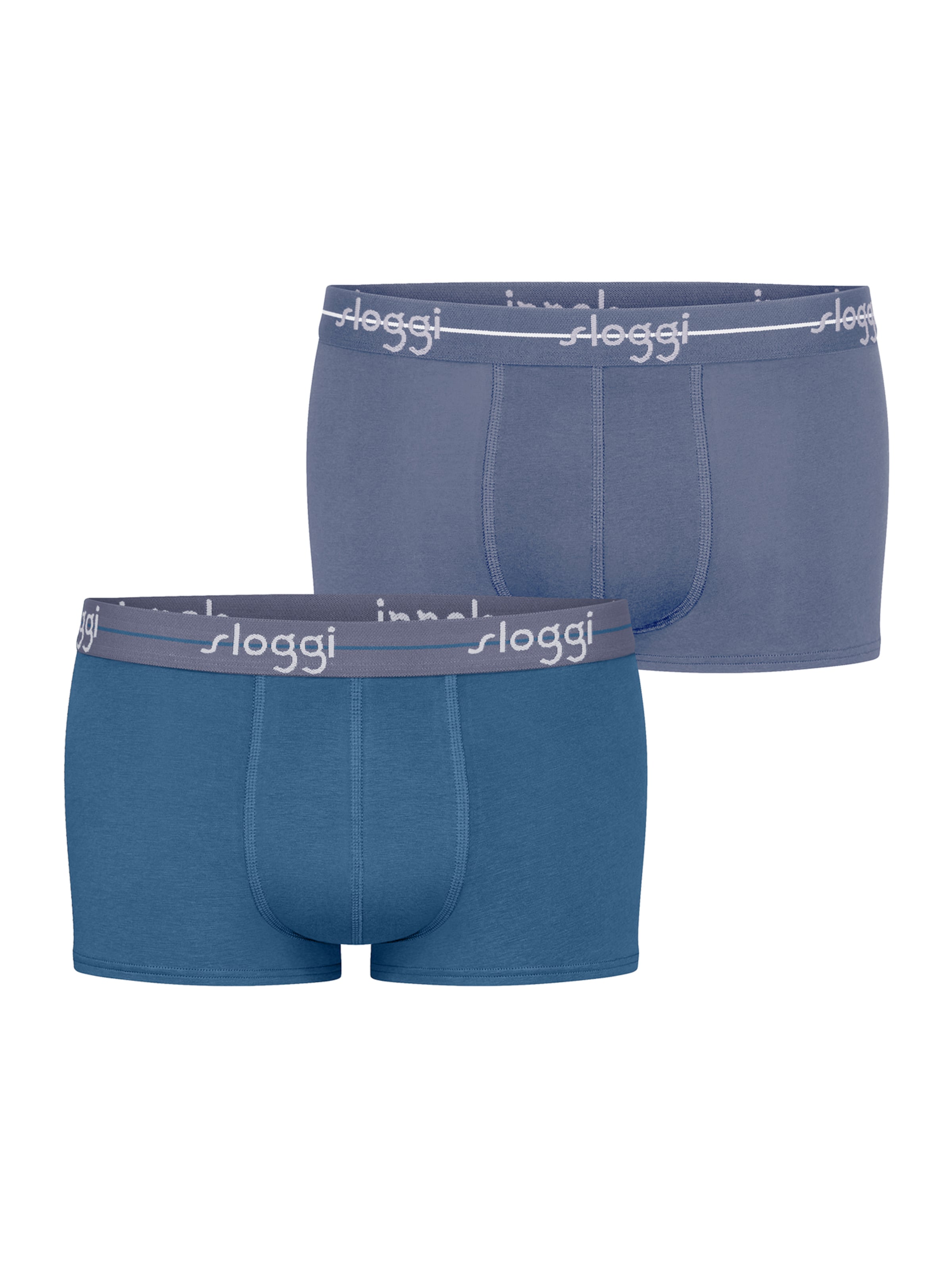 Boxers SLOGGI en bleu : devant