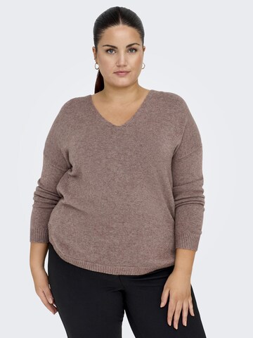 Pull-over 'Margareta' ONLY Carmakoma en rose : devant