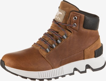 SOREL Lace-Up Boots 'Mc Hill' in Brown: front