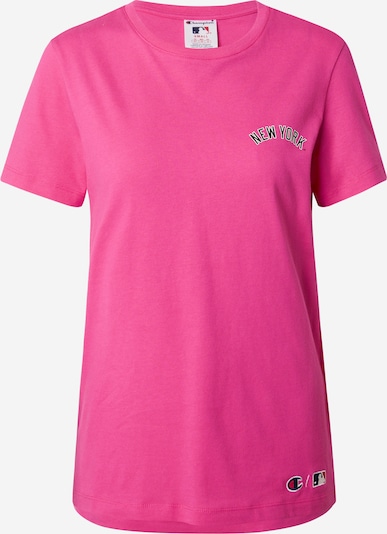 Champion Authentic Athletic Apparel T-shirt en fuchsia / rouge / noir / blanc, Vue avec produit